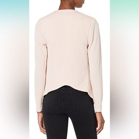 BCBGeneration Women's Tuxedo Blazer Jacket NWT Rose Smoke Pink Size Small - Picture 2 of 13